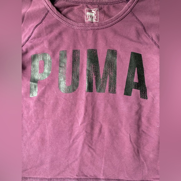 Puma Red/Burgundy Jumper Training Sweatshirt | SIZE: M - Picture 3 of 11